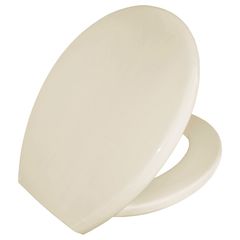Assento Sanitário Almofadado Modelo Convencional com Fechamento Comum em Polipropileno na Cor Biscuit Sicmol
