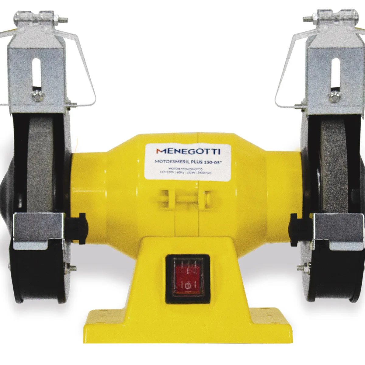 Motoesmeril Plus 150-05"" Mono 1/4cv 127/220v 60hz 150w Comvisor Comabrasivos A36 e A60, marca Menegotti - Foto Principal