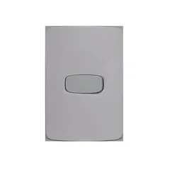 Conjunto Placa 4x2 Horizontal com Módulo  Interruptor Simples, Linha Gracia Maxx Branco - Alumbra