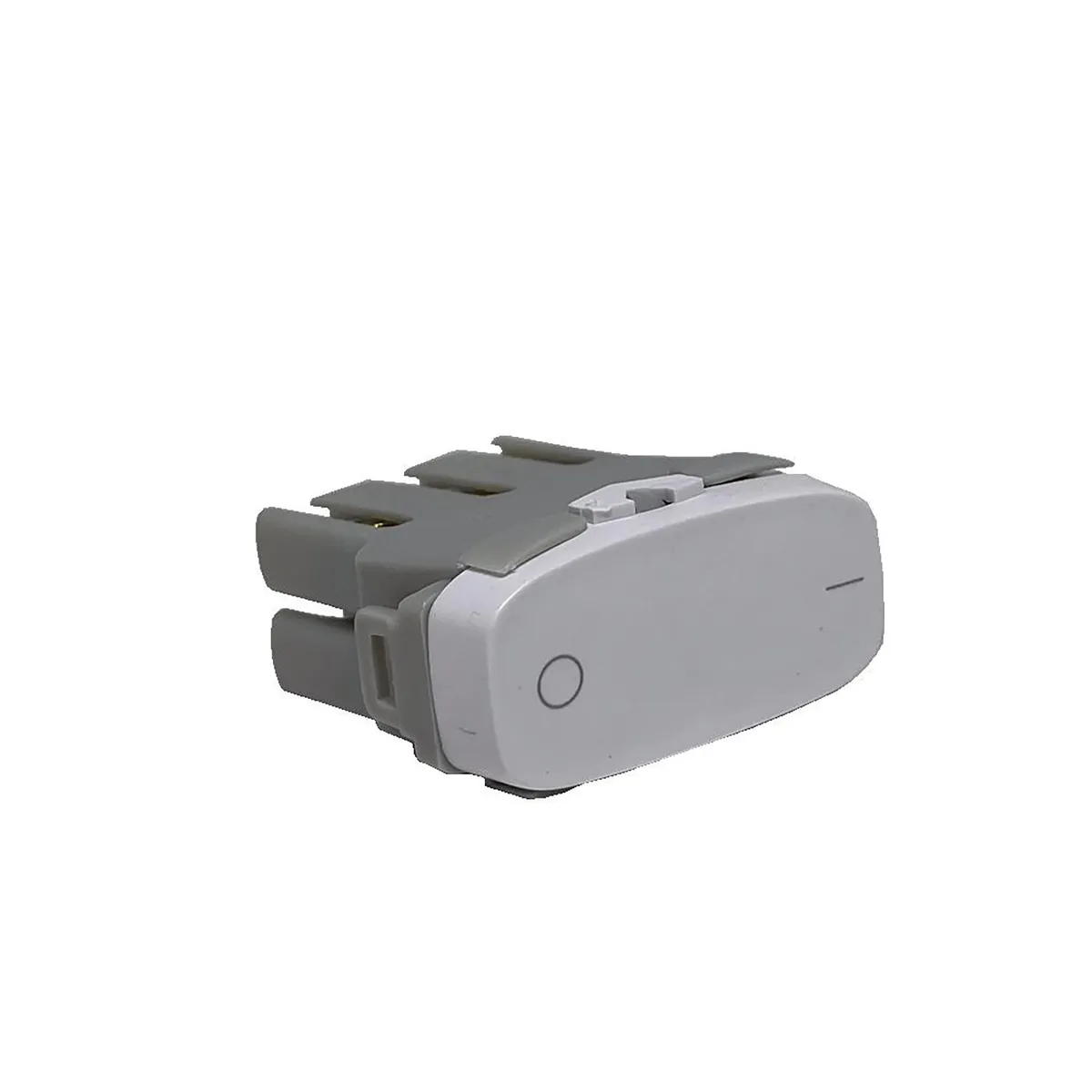 Módulo Interruptor Bipolar Simples 10a - 250v, Linha Gracia Branco- Alumbra, marca Alumbra - Foto 2