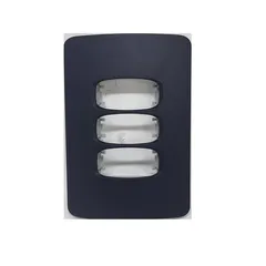 Placa 4x2 para 3 Módulos, Linha Gracia Maxx Black - Alumbra