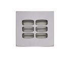 Placa 4x4 para 6 Módulos, Linha Gracia Maxx Branco - Alumbra