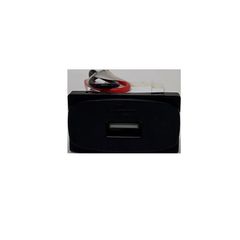 Módulo Tomada Usb 2a Bivolt Linha Gracia Black - Alumbra
