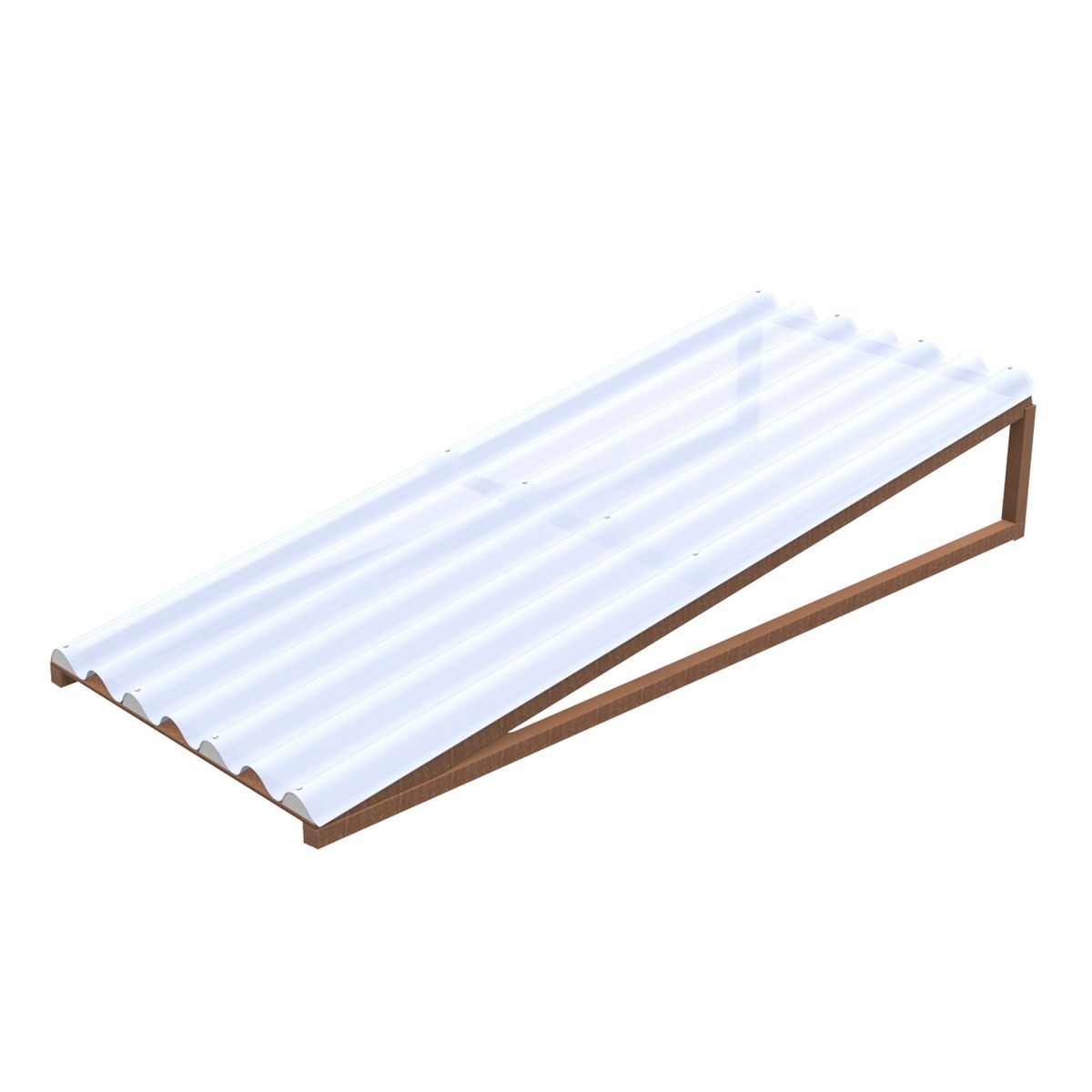 Telha Pp 3,05x1,10x1,2mm 177/51 Ond Atco, marca Atco - Foto 2