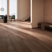 Porcelanato Acetinado Esmaltado Bege 20x120cm Portobello Retificado Caixa 1,19m² Arca Nordic St