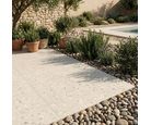 Porcelanato Acetinado Esmaltado Branco Externo 90x90cm Portobello Retificado Caixa 2,42m² Samba Rock Off White
