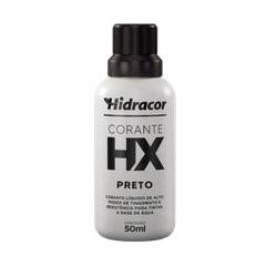 Corante Líquido Preto 50ml Hidracor Tintas Iquine