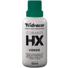 Corante Líquido Verde 50ml Hidracor Tintas Iquine