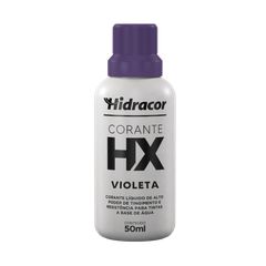 Corante Líquido Violeta 50ml Hidracor Tintas Iquine