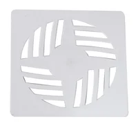 Grelha Quadrada 15x15cm em Pp Branco Modelo Ii Astra