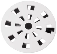 Grelha Redonda com Diâmetro de 15cm e com Anti-inseto em Pvc Branco Astra