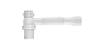 Sifão Sanfonado Universal Branco com Copo Astra