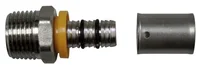 Conexao Fixa Macho P/ Gas 20mm - 1/2"