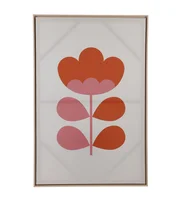 Quadro Flor Rosa 60X90