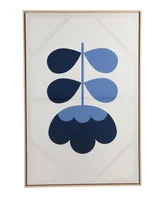Quadro Flor Azul 60X90