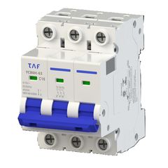 Disj Tripolar 3 X 16 Amp 4,5 Ka Din Taf 7,88x5,34x7,60