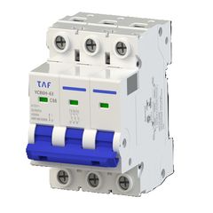 Disj Tripolar 3 X 6 Amp 4,5 Ka Din Taf 7,88x5,34x7,60