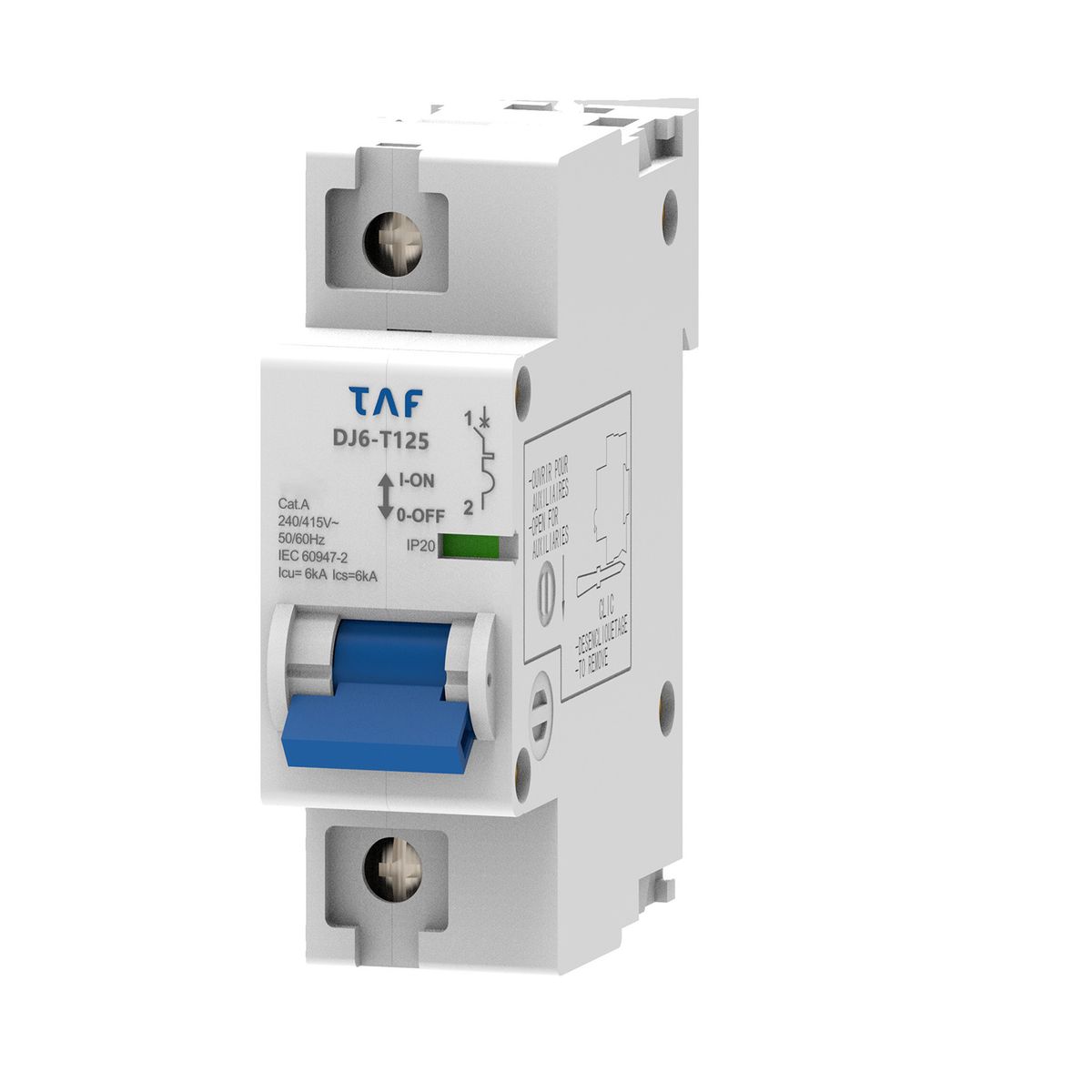 Disj Unipolar 1 X 70 Amp 6 Ka Din Taf 7,88x2,67x7,60, marca Taf - Foto Principal