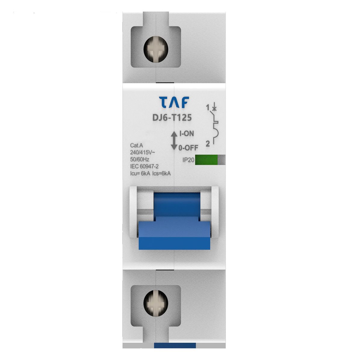 Disj Unipolar 1 X 70 Amp 6 Ka Din Taf 7,88x2,67x7,60, marca Taf - Foto 2