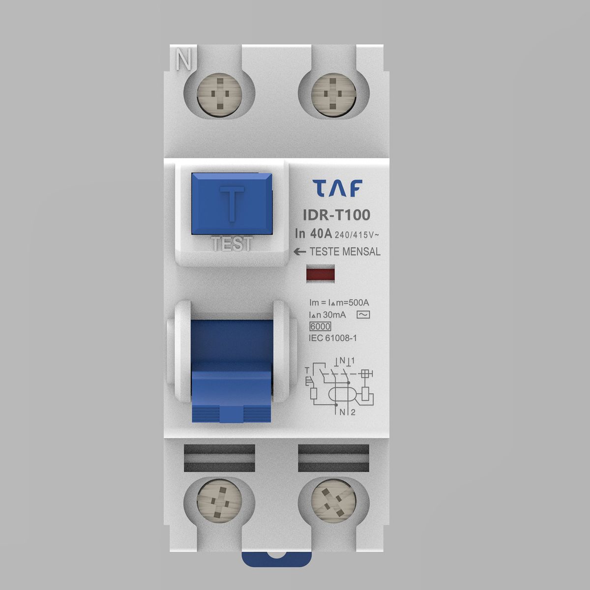 Interruptor Dr- 2p 100a- 30ma- Dr-t100 Taf 8,20x3,60x7,50, marca Taf - Foto 2