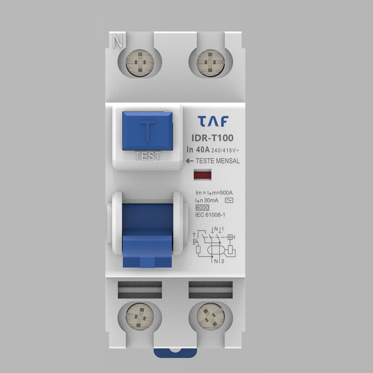 Interruptor Dr- 2p 63a- 30ma- Dr-t100 Taf 8,20x3,60x7,50, marca Taf - Foto 2