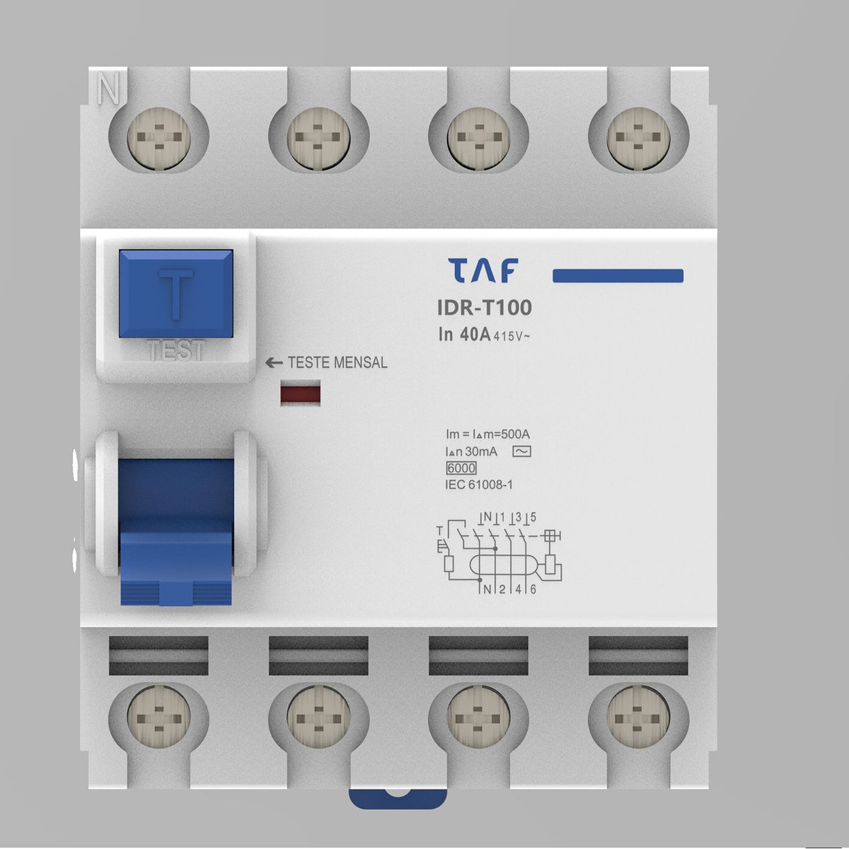 Interruptor Dr- 4p 63a- 30ma- Dr-t100 Taf 8,20x7,20x7,50, marca Taf - Foto 2