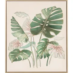 Quadro Folhas Plantas 2 40x60 Just Home Collection