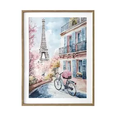 Quadro Paris Bicicleta 40X50