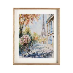 Quadro City Paris Bicicleta 40X50