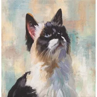 Tela Perfil de Gato 50x40 Just Home Collection
