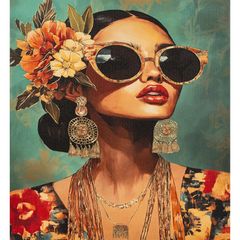 Tela 3d Mujer 1 50x70 Just Home Collection