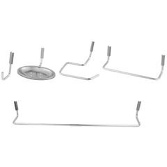 Kit para Banheiro Slim Cromado