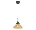 Pendente Flam 1 Lâmpada E27 Preto Just Home Collection