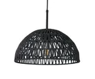 Pendente Hening 1 Lâmpada E27 Preto Just Home Collection