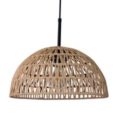 Pendente Hening 1 Lâmpada E27 Natural Just Home Collection