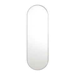 Espelho Decorativo Oval 40x120 Prata Just Home Collection