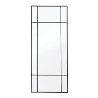 Espelho Quadriculado 80x190cm Preto Just Home Collection