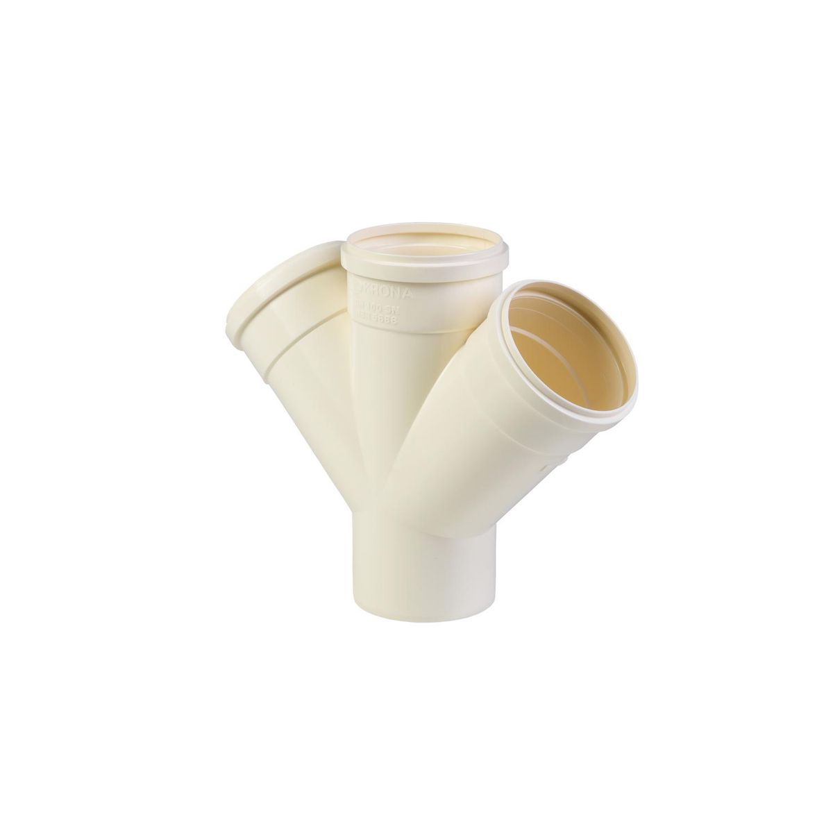 Juncao Dupla Esgoto Prim - Dn 75x75, marca Krona - Foto Principal