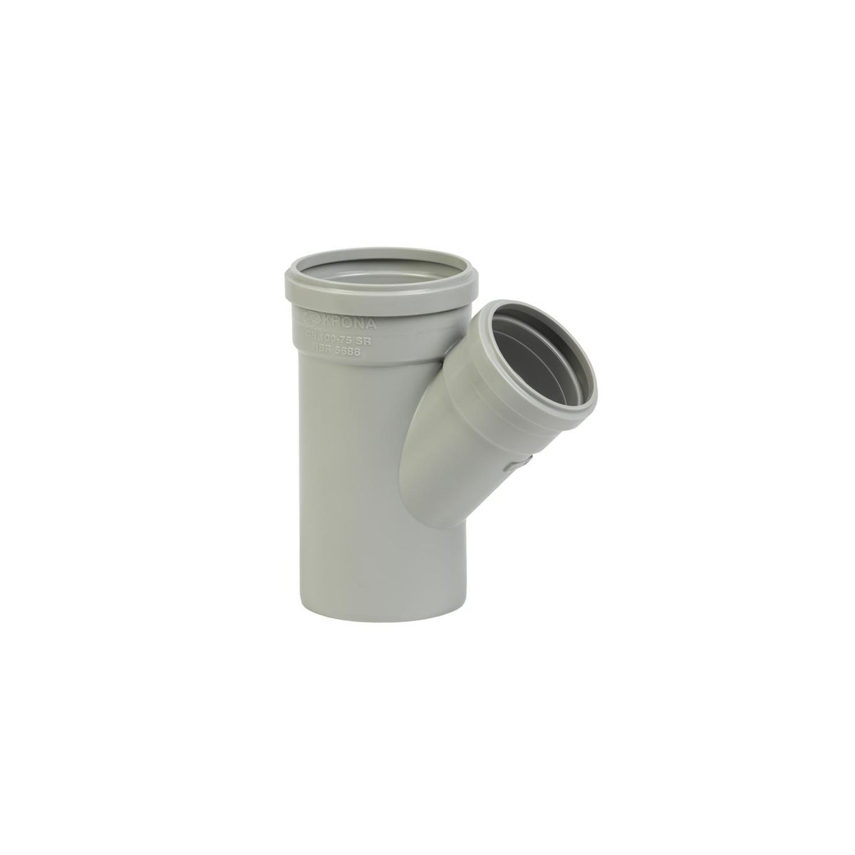 Juncao Simp.red. Esg. Ser. Reforc. Dn100x50, marca Krona - Foto 2