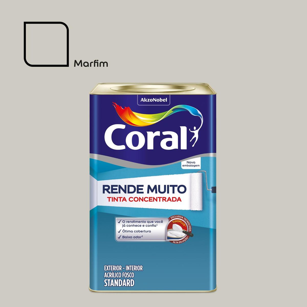 Rende Muito Marfim Lata 16L, marca Coral - Foto Principal