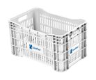 Caixa Organizadora Plástica Branca Agricola Vazada 50,5L 51x33x30cm Caixaplast