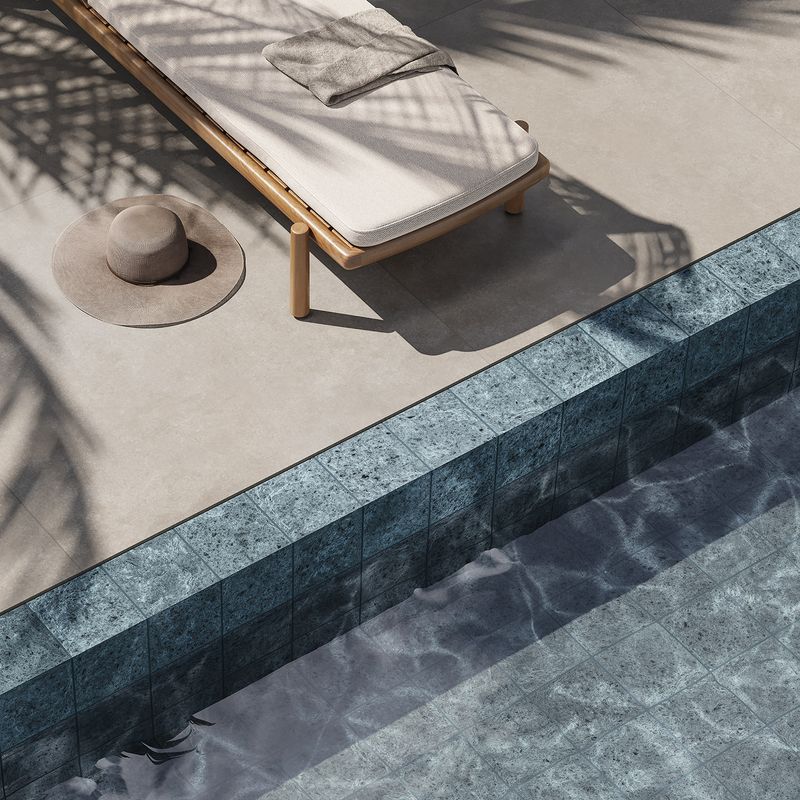 Piso Swell Blue Mate Interno 19,8x19,8cm Cx1,34m² Roca | Sodimac