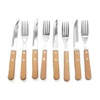 Conjunto de Garfo e Faca 8 Peças Mr Beef