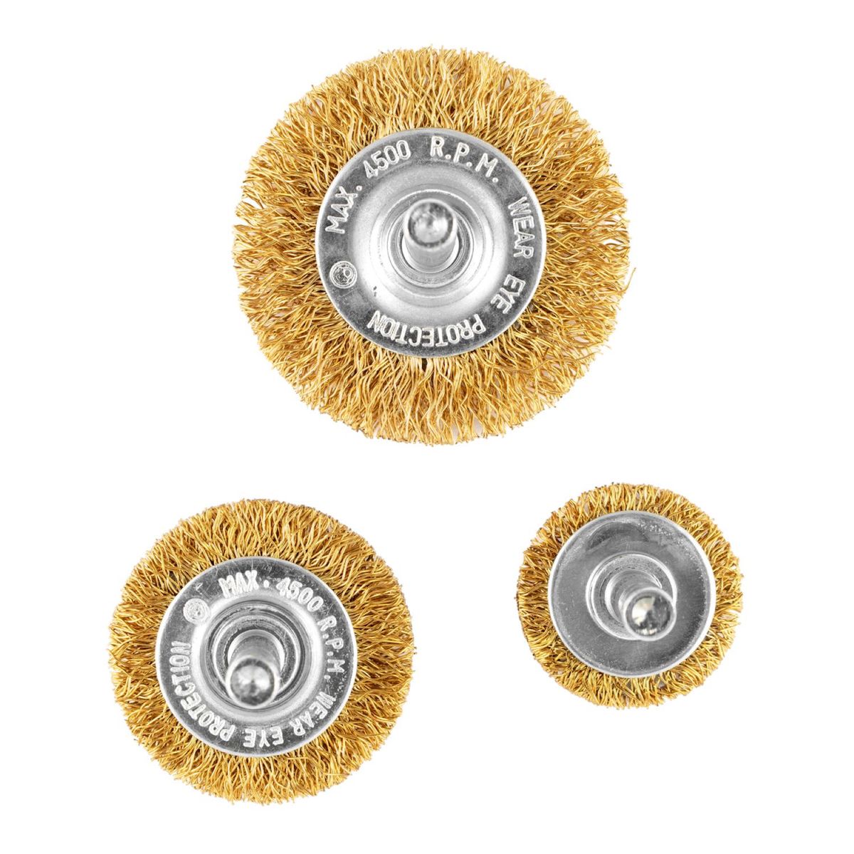 Escova de Aço Redonda com 3 Peças, marca Eda Ferramentas - Foto 2