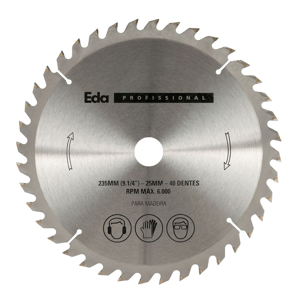 Serra Circular 9.1/4 X 40 Dentes, marca Eda Ferramentas - Foto Principal