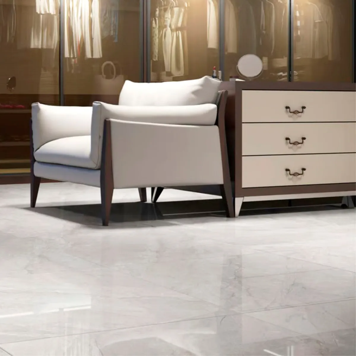 Porcelanato Retificado Polido Sirius Gray Cinza Interno 84x84 Cm Caixa 2,12m² Elizabeth, marca Elizabeth - Foto Principal
