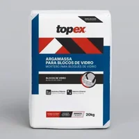 Argamassa para Bloco de Vidro Branca Saco 20kg Holztek