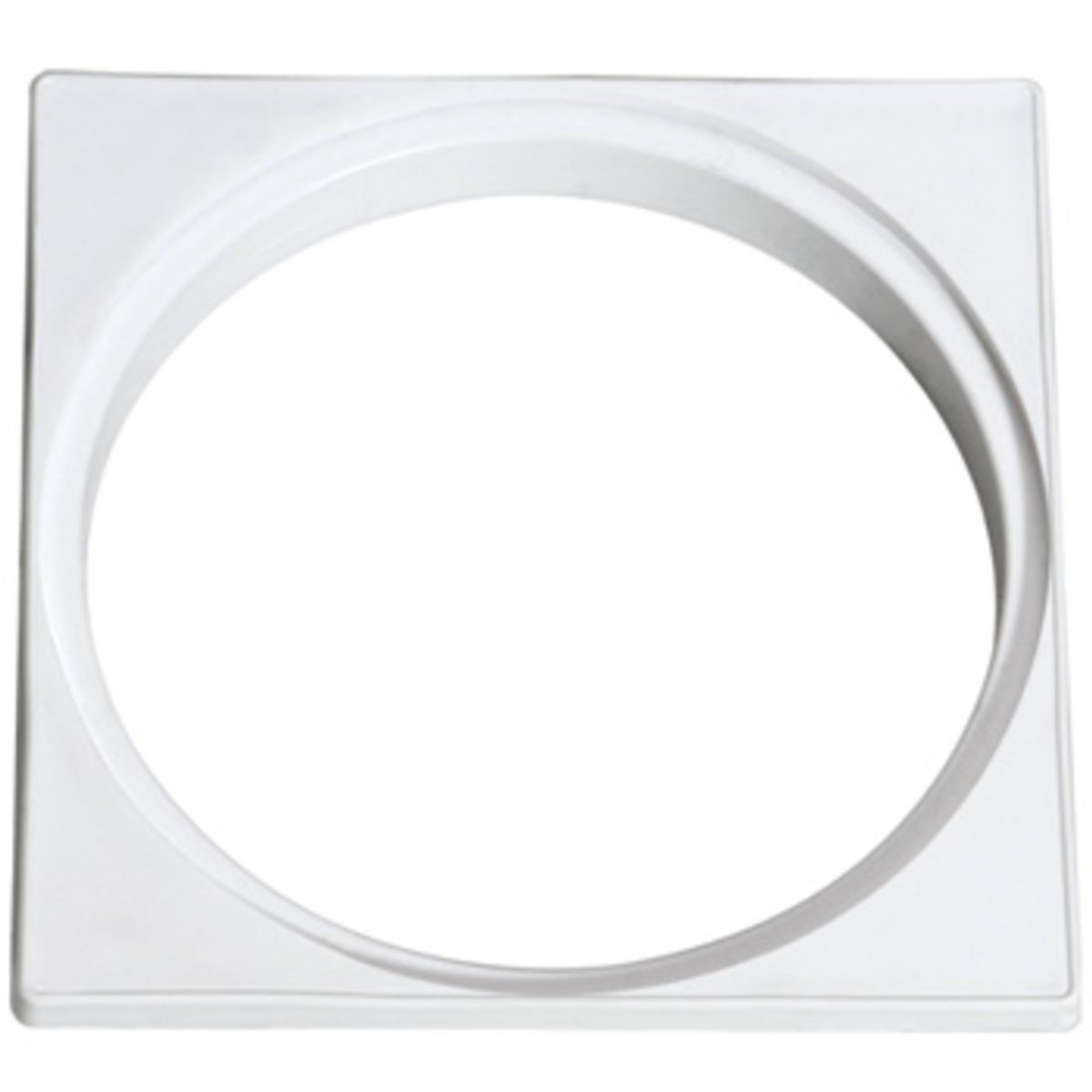 Porta Grelha Branco Quadrado 150 Mm Luconi, marca Luconi - Foto Principal