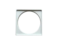 Porta Grelha Branco Quadrado para Grelha Quadrada 100 Mm Luconi