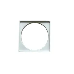Porta Grelha Branco Quadrado para Grelha Quadrada 100 Mm Luconi